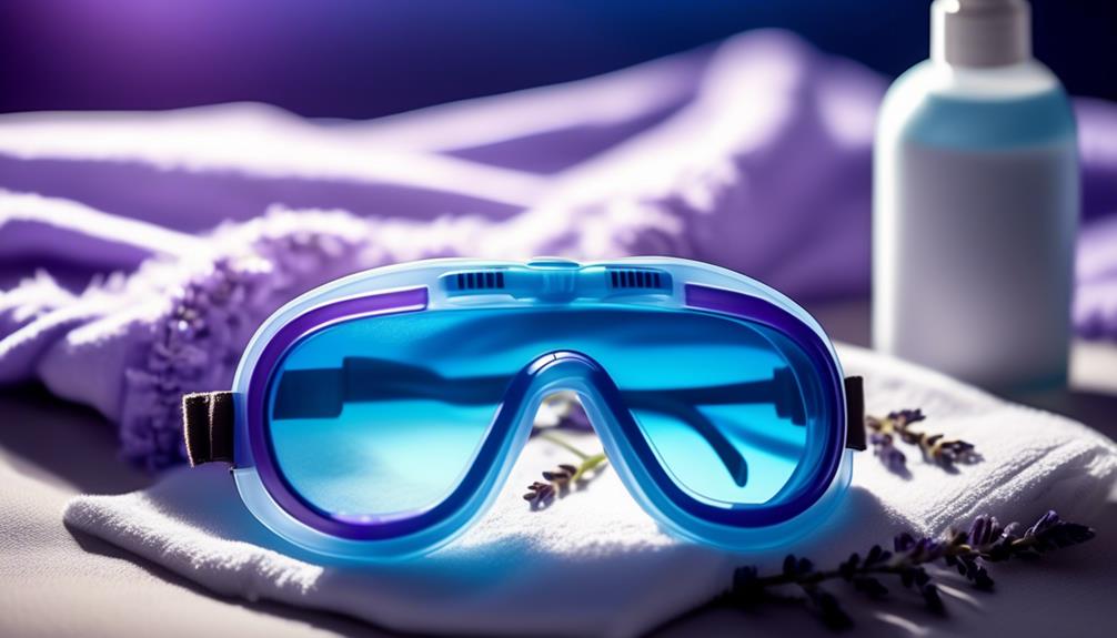 protecting eyes in tanning