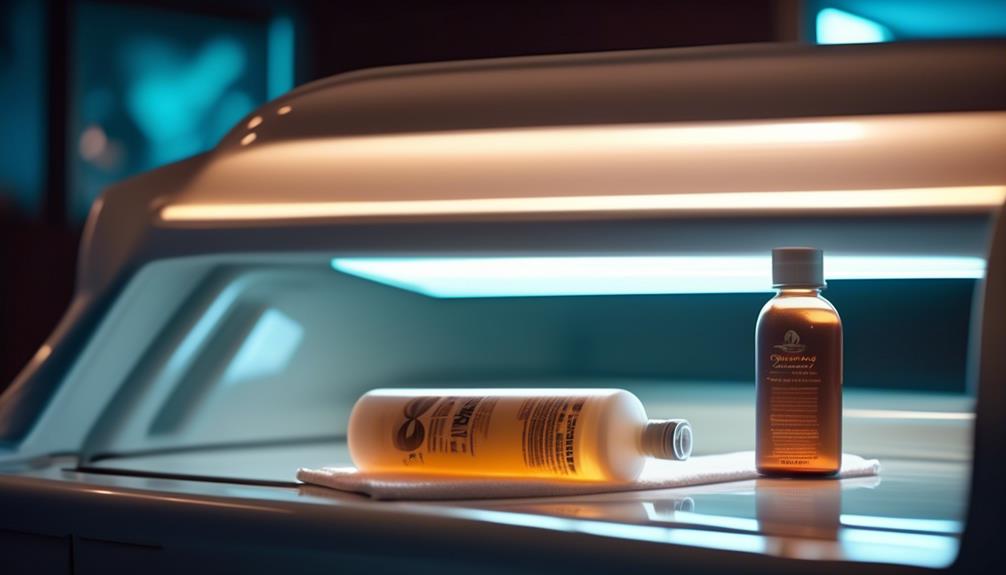 tanning bed cleaning tips