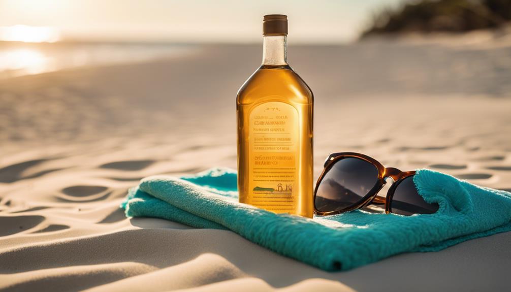 skin tanning oil considerations